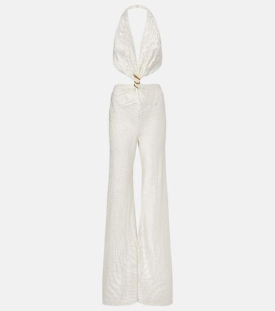 Roberto Cavalli Roberto Cavalli Embellished halterneck jumpsuit
