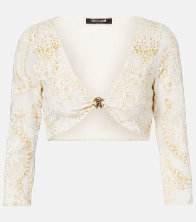 Roberto Cavalli Roberto Cavalli Embellished top