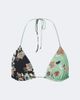 Roberto Cavalli Roberto Cavalli Floral triangle bikini top - 1
