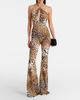 Roberto Cavalli Roberto Cavalli Jaguar-print cutout jersey jumpsuit - 2