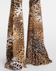 Roberto Cavalli Roberto Cavalli Jaguar-print cutout jersey jumpsuit - 4
