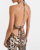 Roberto Cavalli Roberto Cavalli Jaguar-print cutout jersey jumpsuit - 5