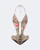 Roberto Cavalli Roberto Cavalli Leopard-print cutout swimsuit - 1