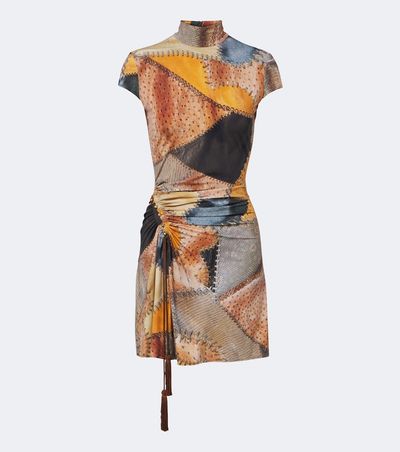 Roberto Cavalli Roberto Cavalli Ruched trompe l’œil minidress