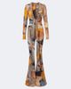 Roberto Cavalli Roberto Cavalli Trompe l’œil flared jumpsuit - 1