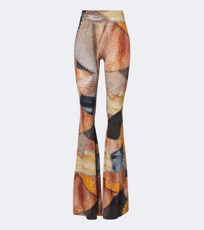 Roberto Cavalli Roberto Cavalli Trompe l’œil flared pants