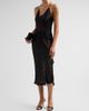 Roberto Cavalli Women's Burnout Stripe Midi Dress - 4