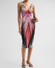 Roberto Cavalli Women's Printed V-Neck Midi Dress - 2