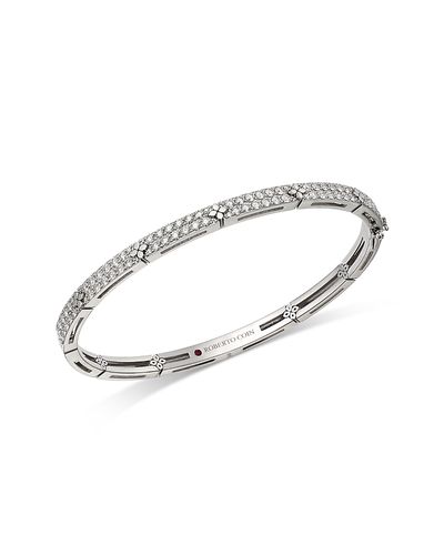 Roberto Coin Roberto Coin 18K Gold Love in Verona Diamond Bangle Bracelet, 1.62 tcw
