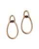 Roberto Coin Roberto Coin 18K Rose Gold Cialoma Black Diamond Doorknocker Drop Earrings - 1