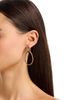 Roberto Coin Roberto Coin 18K Rose Gold Cialoma Black Diamond Doorknocker Drop Earrings - 2