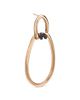Roberto Coin Roberto Coin 18K Rose Gold Cialoma Black Diamond Doorknocker Drop Earrings - 3