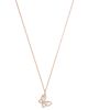 Roberto Coin Roberto Coin 18K Rose Gold Mother-of-Pearl & Diamond Butterfly Pendant Necklace, 16 - 3