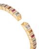 Roberto Coin Roberto Coin 18K Rose Gold Obelisco Multi Gemstone & Diamond Cuff Bangle Bracelet - 3