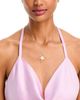 Roberto Coin Roberto Coin 18K White & Yellow Diamond Open Flower Necklace, 0.43 tcw - 2