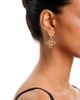 Roberto Coin Roberto Coin 18K White & Yellow Gold Diamond Flower Drop Earrings, 0.22 tcw - 2
