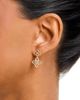 Roberto Coin Roberto Coin 18K White & Yellow Gold Princess Flower Diamond Dangle Drop Earrings, 0.05 tcw - 2