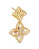 Roberto Coin Roberto Coin 18K White & Yellow Gold Princess Flower Diamond Dangle Drop Earrings, 0.05 tcw - 4