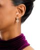Roberto Coin Roberto Coin 18K White & Yellow Gold Princess Flower Diamond Dangle Drop Earrings, 0.43 tcw - 2