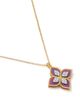Roberto Coin Roberto Coin 18K White & Yellow Gold Venetian Princess Phosphoiderite & Diamond Flower Pendant Necklace, 16-18 - 3