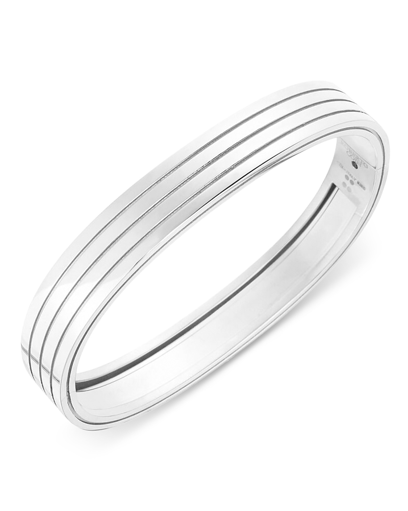 Roberto Coin Roberto Coin 18K White Gold Portofino Four Row Bangle Bracelet