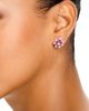 Roberto Coin Roberto Coin 18K White Gold Rubellite & Diamond Tiara Stud Earrings - 2