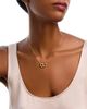 Roberto Coin Roberto Coin 18K Yellow Gold Cialoma Diamond Intertwined Circle Pendant Necklace, 16-18 - 3