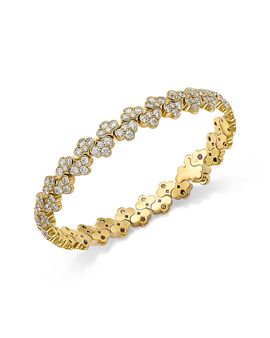 Roberto Coin Roberto Coin 18K Yellow Gold Cobra Diamond Bracelet