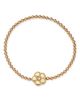 Roberto Coin Roberto Coin 18K Yellow Gold Daisy Diamond Flower Bangle Bracelet - 1