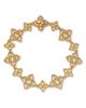 Roberto Coin Roberto Coin 18K Yellow Gold Diamond Open Flower Link Bracelet, 0.16 tcw - 1