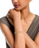 Roberto Coin Roberto Coin 18K Yellow Gold Diamond Open Flower Link Bracelet, 0.16 tcw - 2