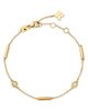Roberto Coin Roberto Coin 18K Yellow Gold Diamonds by the Inch Diamond Bezel & Polished Bar Link Bracelet, 0.16 tcw - 1