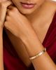Roberto Coin Roberto Coin 18K Yellow Gold Love in Verona Diamond Flower Ridged Bangle Bracelet, 0.43 tcw - 2