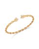 Roberto Coin Roberto Coin 18K Yellow Gold Love in Verona Diamond Twist Cuff Bangle Bracelet, 0.28 tcw - 1