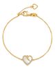 Roberto Coin Roberto Coin 18K Yellow Gold Mother-of-Pearl & Diamond Heart Bracelet - 1