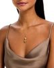 Roberto Coin Roberto Coin 18K Yellow Gold Princess Diamond Tassel Pendant Necklace, 16-18 - 2
