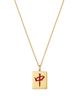 Roberto Coin Roberto Coin 18K Yellow Gold Tiny Treasures Mahong Pendant Necklace, 16-18 - 1