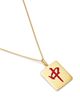 Roberto Coin Roberto Coin 18K Yellow Gold Tiny Treasures Mahong Pendant Necklace, 16-18 - 3