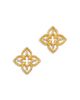 Roberto Coin Roberto Coin 18K Yellow Gold Venetian Princess Diamond Outline Stud Earrings, 0.05 tcw - 1