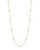 Roberto Coin Roberto Coin 18K Yellow Gold Venetian Princess Mother of Pearl Flower Long Statement Necklace, 36 - 1