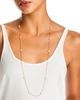 Roberto Coin Roberto Coin 18K Yellow Gold Venetian Princess Mother of Pearl Flower Long Statement Necklace, 36 - 2