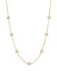 Roberto Coin Roberto Coin 18K Yellow Gold Venetian Princess Mother of Pearl Station Necklace, 16-18 - 1