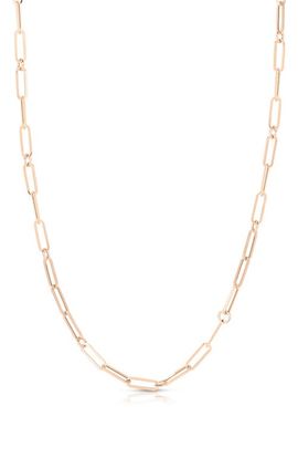 Roberto Coin Roberto Coin Designer 18k Gold Paperclip Chain Necklace