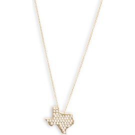 Roberto Coin Roberto Coin Tiny Treasures Diamond Texas Pendant Necklace