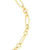 Roberto Coin Women's 18K Yellow Gold Mixed Paper Clip Chain Bracelet/7" - 4