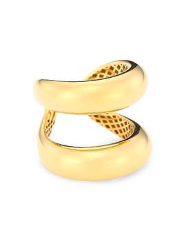 Roberto Coin Women's Classic 18K Yellow Gold Double-Band Ring