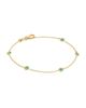 Roberto Coin Women's Diamonds By The Inch 18K Yellow Gold & Emerald Station Bracelet/7" - 5