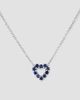 Roberto Coin Women's Double-Sided Heart 18K Yellow Gold, Pink Sapphire & 0.10 TCW Diamond Pendant Necklace - 2
