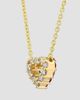 Roberto Coin Women's Double-Sided Heart 18K Yellow Gold, Pink Sapphire & 0.10 TCW Diamond Pendant Necklace - 7
