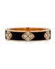 Roberto Coin Women's Love In Verona 18K Rose Gold, Enamel & 0.14 TCW Diamond Band - 3